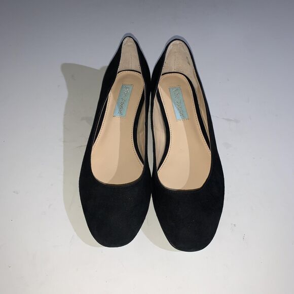 Betsey Johnson Shoes Womens Size 6.5 Black Rhinestone Block Heel Pumps SB Frida - Picture 4 of 10